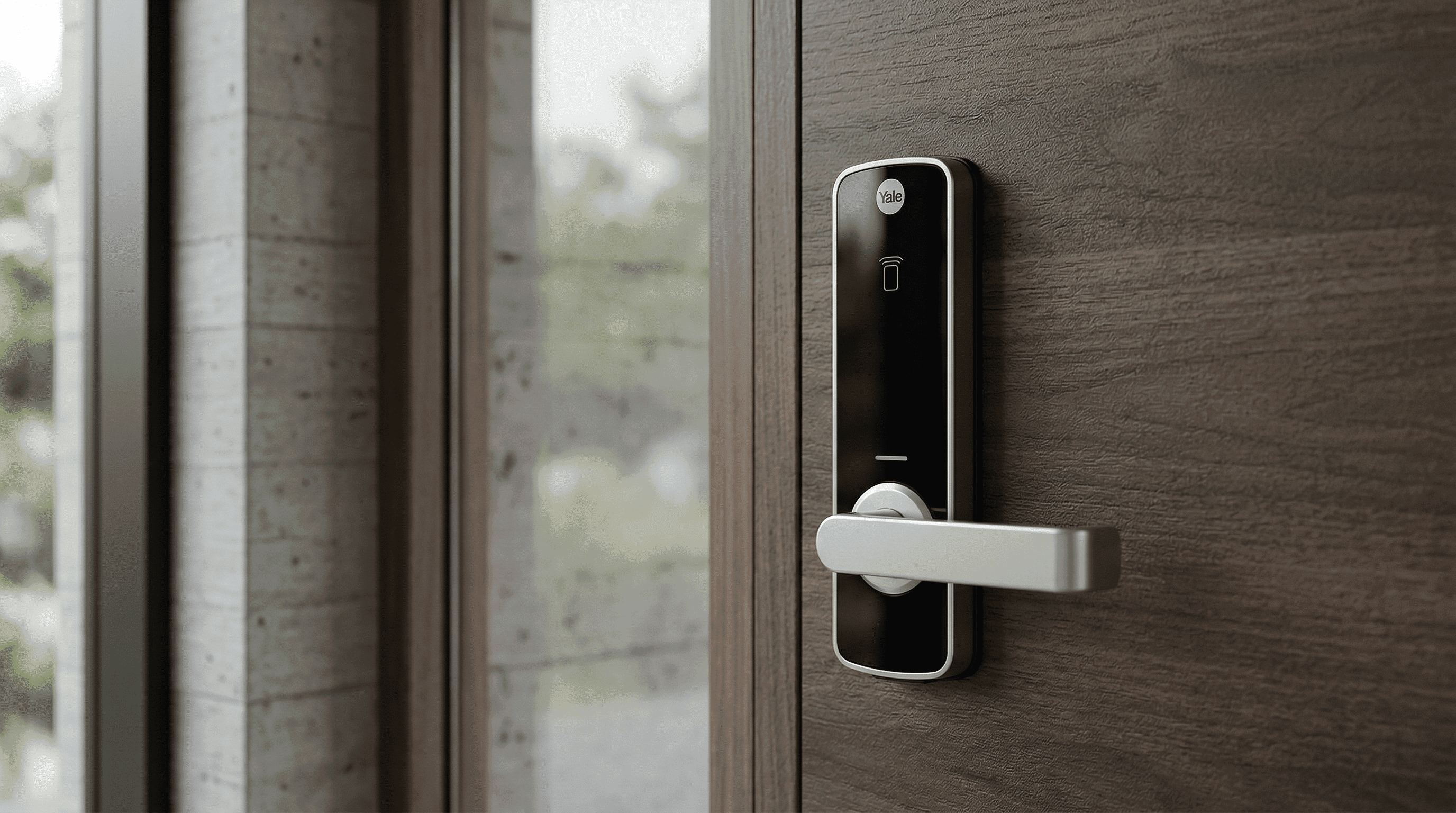 Smart electronic door lock with keypad